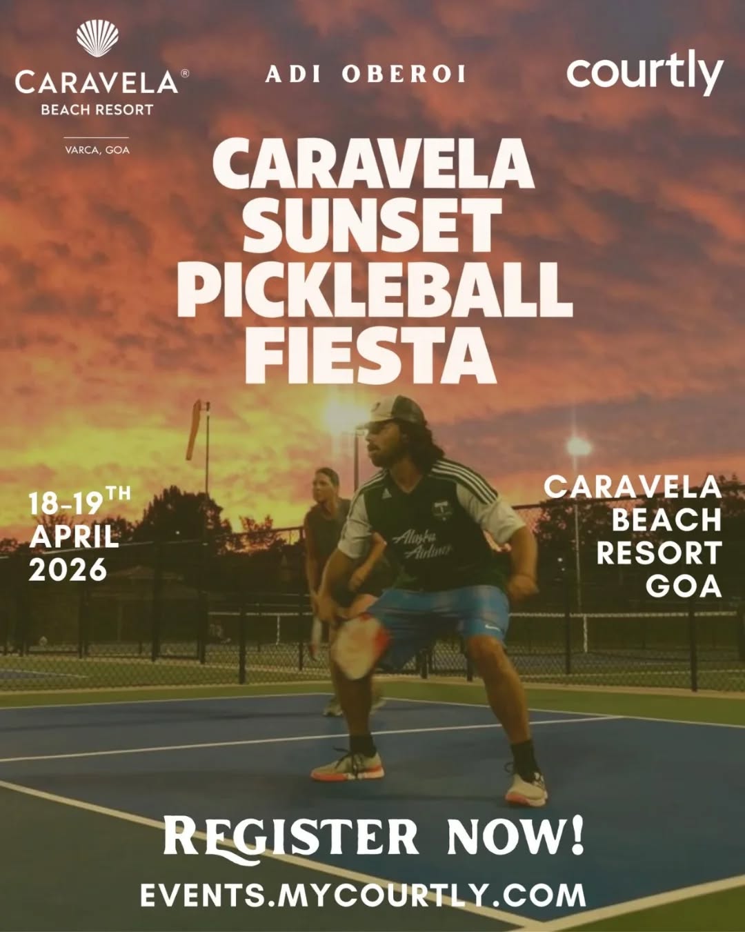 Caravela Beach Resort, South Goa Leads India&rsquo;s Sport-Luxe Wave with Courtly & Adi Oberoi: Sunset Pickleball Fiesta